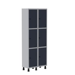 Armário Locker Guarda Volume Aço Light 2v 06 Portas Gr302/6 - 2