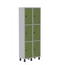 Armário Locker Guarda Volume Aço Light 6 Portas 69x179,5cm - 2
