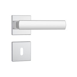 Fechadura Stam 813/35 Roseta Quadrada Interna - Inox - 1