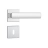 Fechadura Stam 813/35 Roseta Quadrada Interna - Inox - 1