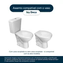 Ver imagem 4 de Assento Sanitario Poliester Izy Caramelo para vaso Deca