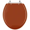 Assento Sanitario Poliester Izy Caramelo para vaso Deca - 1