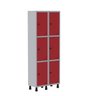Armário Locker Guarda Volume Aço Light 6 portas 69x179,5cm - 2