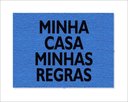 Ver imagem 1 de Tapete Capacho Minha Casa Minhas Regras