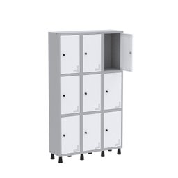 Armário Locker Guarda Volume Aço Light 9 portas 103,5x179,5cm - 3