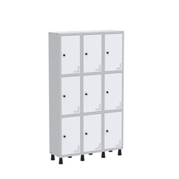 Armário Locker Guarda Volume Aço Light 9 portas 103,5x179,5cm - 2
