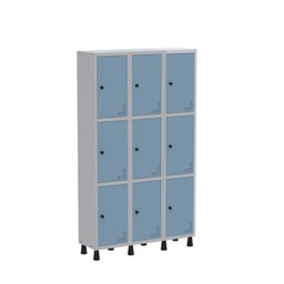 Armário Locker Guarda Volume Aço Light 9 portas 103,5x179,5cm - 2
