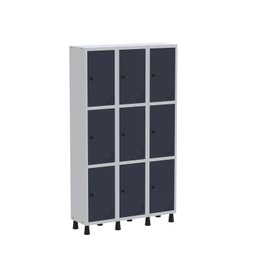 Armário Locker Guarda Volume Aço Light 9 portas 103,5x179,5cm - 2