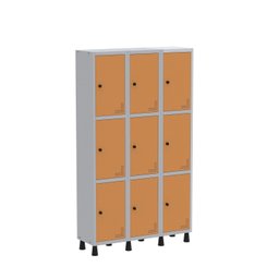 Armário Locker Guarda Volume Aço Light 9 portas 103,5x179,5cm - 2