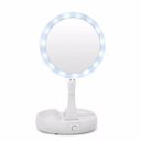Ver imagem 1 de Espelho de Luz Led Dobravel Aumenta 10x Maquiagem Dupla Face