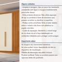 Ver mais imagens de Guarda Roupa Casal 6 Portas 2 Portas Ripadas 6 Gavetas Dubai 100% MDF Cinamomo e Off White Marrom