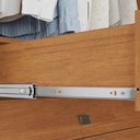 Ver imagem 5 de Guarda Roupa Casal 6 Portas 2 Portas Ripadas 6 Gavetas Dubai 100% MDF Cinamomo e Off White Marrom
