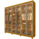 Ver mais imagens de Guarda-roupa Casal 6 Portas com 6 Portas Reflecta com Pés com Led Imperatriz 100% MDF Yescasa