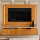 Ver imagem 3 de Estante Painel para Tv 75 Pol 216cm Mical Z10 Off-cinamomo - Mpozenato