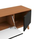 Ver imagem 3 de Rack Kappesberg 3 Portas 3d Canela-preto 180cm