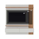 Ver imagem 6 de Home Painel Suspenso 150cm Ripado Railay Off White/freijó G73 - Gran Belo