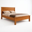 Ver imagem 3 de Cama Casal Irlanda Cinamomo Marrom