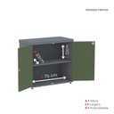 Ver imagem 6 de Armário para Escritório Baixo 2 Portas com Chave