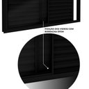 Ver imagem 3 de Janela Veneziana de Aluminio de Correr Lateral 100x120cm Lucasa Ideale Preto