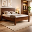 Ver imagem 1 de Cama Casal Irlanda Marrom/Cacau