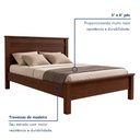 Ver imagem 4 de Cama Casal Irlanda Marrom/Cacau