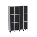 Ver imagem 2 de Armário Locker Guarda Volume Aço Light 12 portas 138x179,5cm