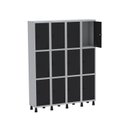 Ver imagem 3 de Armário Locker Guarda Volume Aço Light 12 portas 138x179,5cm