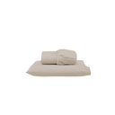 Ver imagem 1 de Jogo de Lençol Versatile Ponto Palito Simples 2 Peças Solteiro Micropercal Cáqui