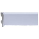 Ver imagem 3 de Kit com 10 Barras Rodapé de Poliestireno 7cm X 15mm Redondo 24m