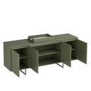 Ver imagem 5 de Buffet 4 Portas 180cm com Pés de Metal e Bandeja Móvel Serra do Mar Menta