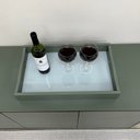 Ver imagem 7 de Buffet 4 Portas 180cm com Pés de Metal e Bandeja Móvel Serra do Mar Menta