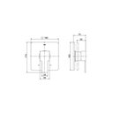 Ver imagem 2 de Acabamento Monocomando Chuveiro e Ducha Higiênica Edge Cobre