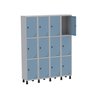 Armário Locker Guarda Volume Aço Light 12 portas 138x179,5cm - 3