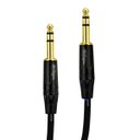 Ver imagem 4 de Cabo P10 para P10 Estereo Profissional - Preto 3 Metros