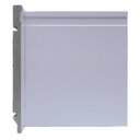 Ver imagem 1 de Kit com 3 Barras Rodapé de Poliestireno 20CMX15MM Frisado 7,2m Branco Riplain