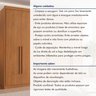 Guarda Roupa Casal 6 Portas com Puxador de Madeiras 8 Gavetas Eloá  - 15