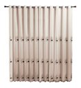 Ver imagem 3 de Cortina Dupla Doha Chocolate 24 Ilhoses 300x250cm Casa D'oro Sultan