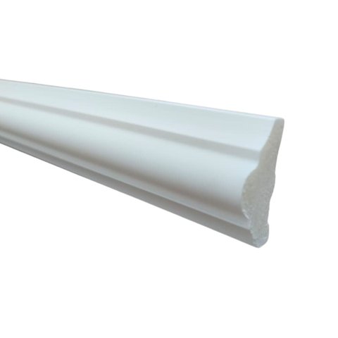 Rodameio de Poliestireno 4cm Classico Branco 31004 Arquitech 2,4 Metros