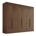 Ver imagem 3 de Guarda-Roupa Casal 6 Portas 8 Gavetas 100% MDF Eloá Cacau 