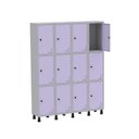 Ver imagem 3 de Armário Locker Guarda Volume Aço Light 12 Portas 138x179,5cm