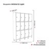 Armário Locker Guarda Volume Aço Light 12 Portas 138x179,5cm - 4