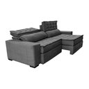 Ver mais imagens de Sofá Retrátil e Reclinável 2,15m Cama inBox Big Puffer com SoftGel D40 Velupluma Cinza