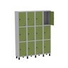 Armário Locker Guarda Volume Aço Light 12 Portas 138x179,5cm - 3