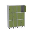 Ver imagem 3 de Armário Locker Guarda Volume Aço Light 12 Portas 138x179,5cm