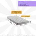 Ver imagem 2 de Colchão de Solteiro com Espuma D33 78x188cm Inducol Cr450a Cinza