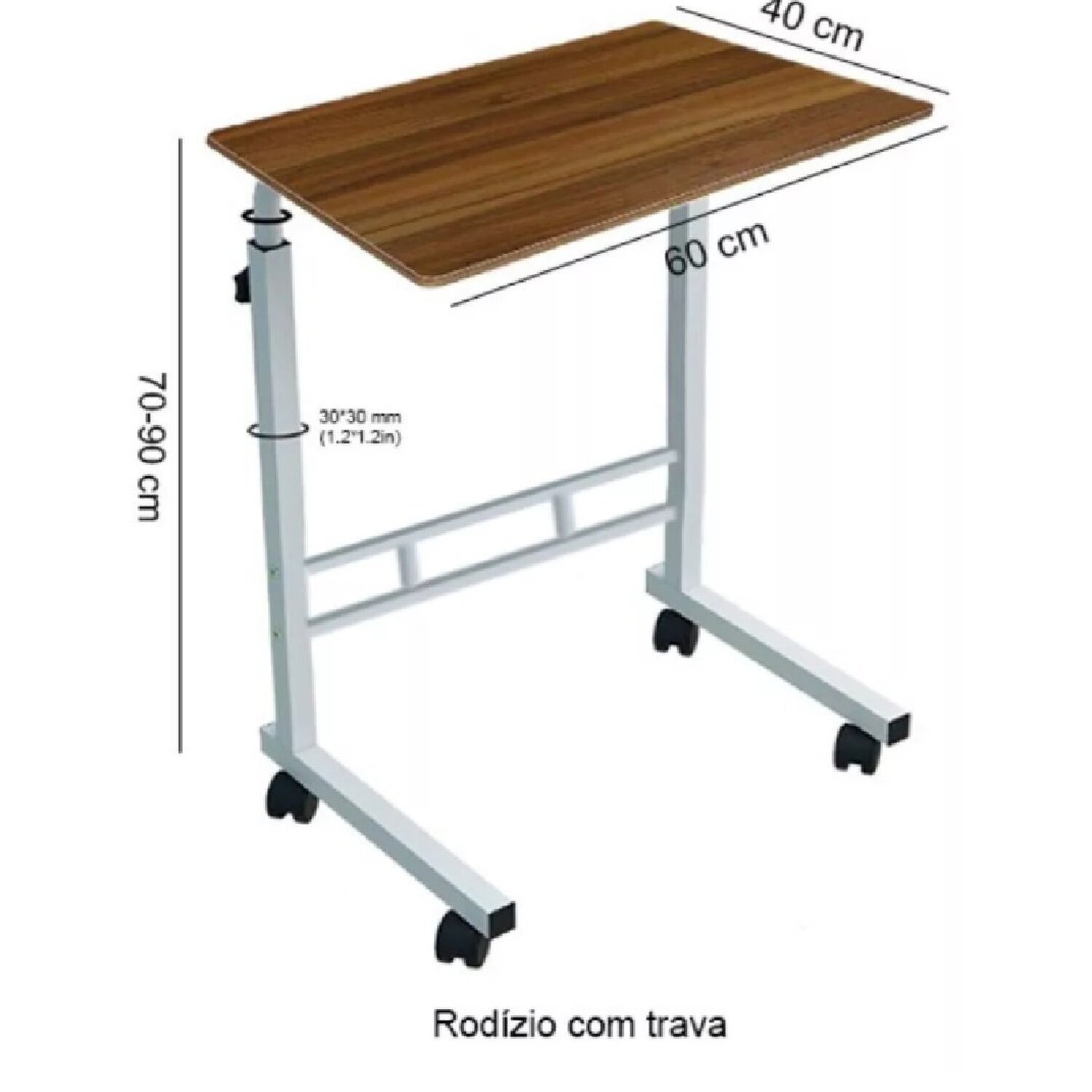 Mesa Mutiuso Mesinha Notebook com Altura Regulavel - 3