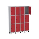 Ver imagem 3 de Armário Locker Guarda Volume Aço Light 12 Portas 138x179,5cm