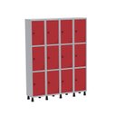 Ver imagem 2 de Armário Locker Guarda Volume Aço Light 12 Portas 138x179,5cm