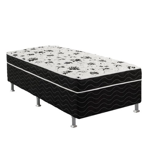 Cama Box Conjugada Solteiro Mola Bonnel 88x188x43