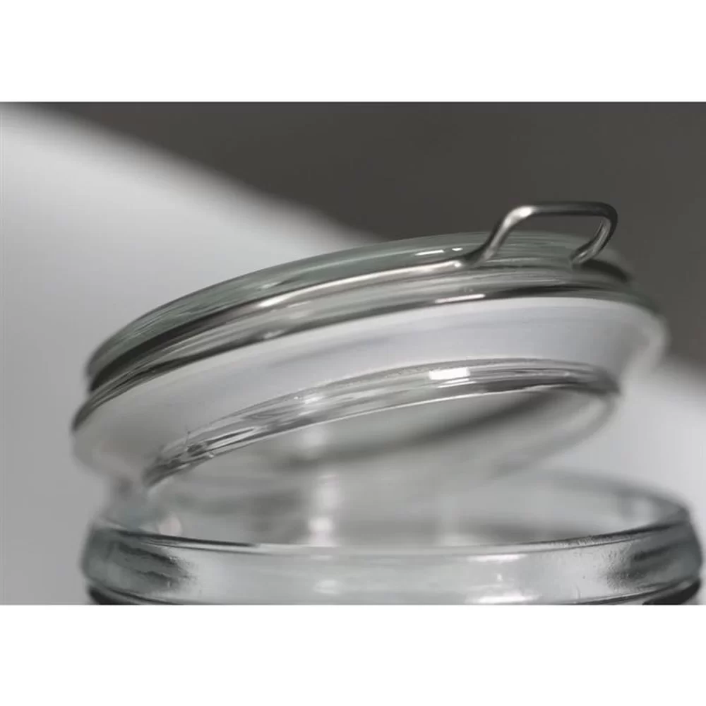 Kit 4 Potes de Vidro Hermético Tampa Vedação Conserva 2,2l - 3